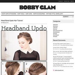 Head Band Updo Hair Tutorial