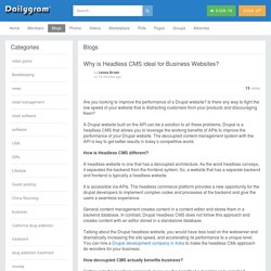 Why is Headless CMS ideal for Business Websites? » Dailygram ... The Business Network