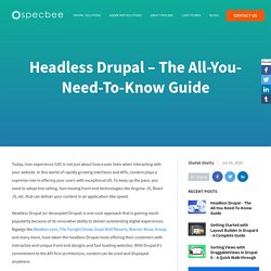 Headless Drupal – The All-You-Need-To-Know Guide