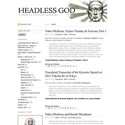 Headlessgod.com · A Tribute to Yukio Mishima