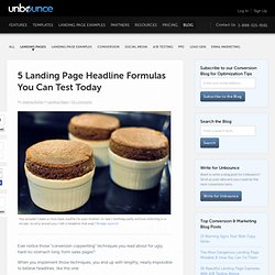 5 Landing Page Headline Formulas You Can Test Today