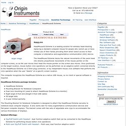 HeadMouse® Extreme [HM-0204-SP] : Shop at Origin Instruments