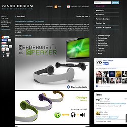Headphone or Speaker by Lu Chieh Hua & Yanko Design - StumbleUpon