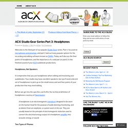 Audiobook Creation Exchange Blog (ACX)