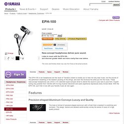 Yamaha EPH-100 IEMs
