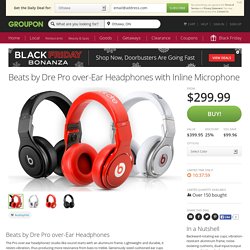 Beats by Dre Pro over-Ear Headphones with Inline Microphone