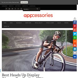Best Heads Up Display Glasses For Cycling 2016