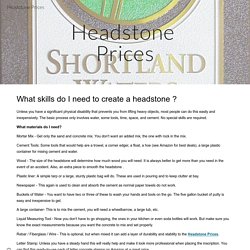 Headstone Prices