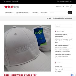 Buy Custom Printed Hats Online By Fast Caps
