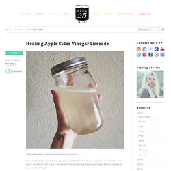 Healing Apple Cider Vinegar Limeade