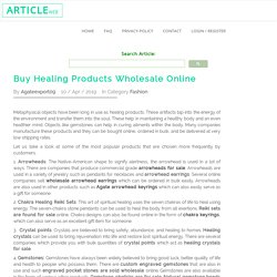 Buy Healing Products Wholesale Online