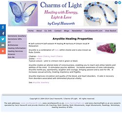 Healing Properties of Anyolite from Charms Of Light