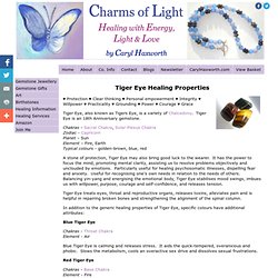 Healing Properties of Tiger Eye from Charms Of Light