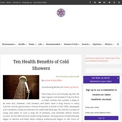 Ten Health Benefits of Cold Showers