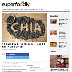 12 Chia Seed Health Benefits + 1 Nasty Side Effect