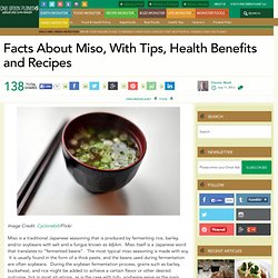 Miso - Tips, Recipes