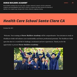 Health Care School Santa Clara CA