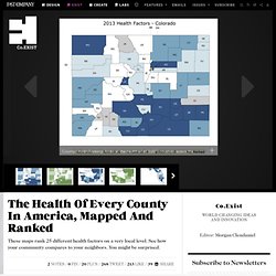 The Health Of Every County In America, Mapped And Ranked