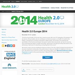 Health 2.0 Europe 2014