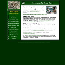 Cat Health Information - Winn Feline Foundation
