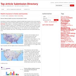 Health Insurance in States and Counties