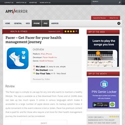 Pacer - Get Pacer for your health management journey