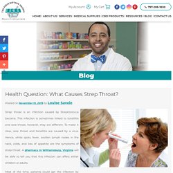 Health Question: What Causes Strep Throat?