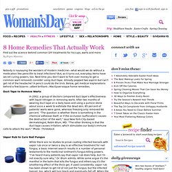 Health Tips - Home Remedies That Work at WomansDay