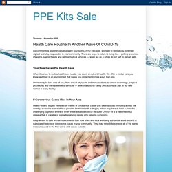 PPE Kits Sale: Health Care Routine In Another Wave Of COVID-19