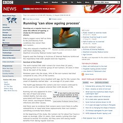 Running &#039;can slow ageing process&#039;