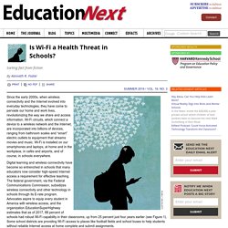 Is Wi-Fi a Health Threat in Schools? Sorting fact from fiction