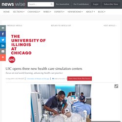 UIC opens three new health care simulation centers