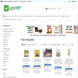 Buy Pet Health Vitamins and Supplements Online – Buy from NVO