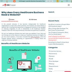 Why does Every Healthcare Business Need a Website? - CSSChopper