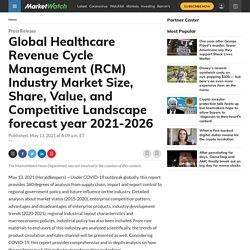 May 2021 Report On Global Healthcare Revenue Cycle Management (RCM) Industry Market Size, Share, Value, and Competitive Landscape 2021-2026