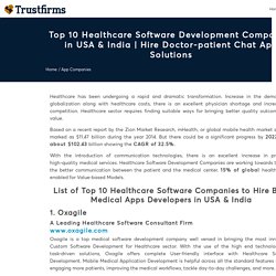 Top 10 Healthcare Software Development Companies in USA