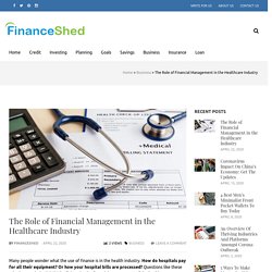 Role of Healthcare Financial Management