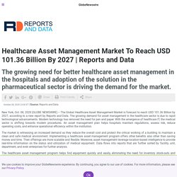 Healthcare Asset Management Market To Reach USD 101.36 Billion By 2027