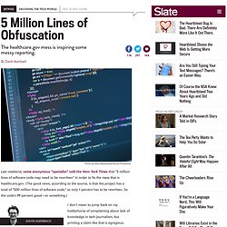 Healthcare.gov problems: What 5 million lines of code really means.