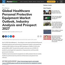 May 2021 Report On Global Healthcare Personal Protective Equipment Market Size, Share, Value, and Competitive Landscape 2021