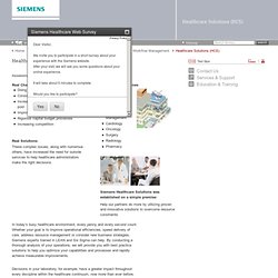Business services/ Siemens healthcare