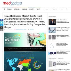 Home Healthcare Industry Trends, Statistics, Future Growth, Top Companies, Merger