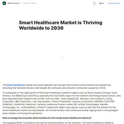 Smart Healthcare Market is Thriving Worldwide to 2030 — Teletype