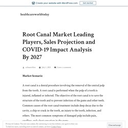 Root Canal Market Leading Players, Sales Projection and COVID-19 Impact Analysis By 2027 – healthcareworldtoday