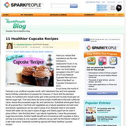 11 Healthier Cupcake Recipes