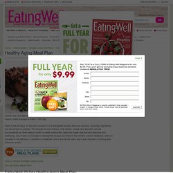 Healthy Aging Meal Plan