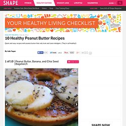 Peanut Butter and Oatmeal Cookies - 10 Healthy Peanut Butter Recipes - Shape Magazine - Page 10