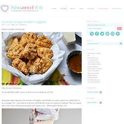 Healthy, Crunchy Asiago Chicken Nugget Recipe