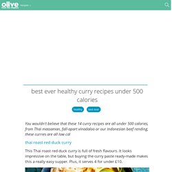 Best ever healthy curry recipes under 500 calories
