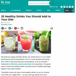 20 Healthy Drinks You Should Add to Your Diet